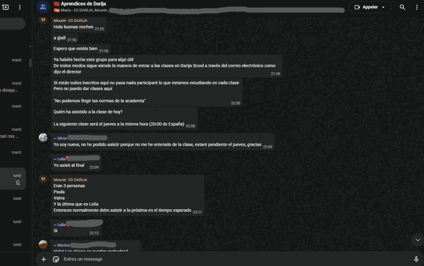 Communauté WhatsApp Targumi